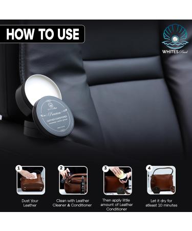Premium Quality Leather Conditioner | Water Repelling for Boots Shoes Purses & Auto Interiors - International Shipping Available - Buy Online on SooperMarket.com