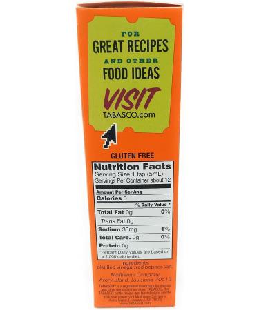 Hot Sauce Bundle which Contains Tabasco Original Red Pepper Hot Sauce 57ml - Pack of 2 with Grocery List Card - Buy Online on SooperMarket.com