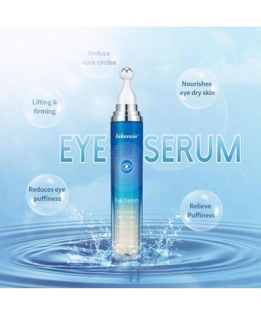 Under Eye Cream with 5% Caffeine & Retinol - Dark Circle Treatment Anti-Aging Serum with 360 Massage Roller for Bags Wrinkles & Puffiness - Buy Online on SooperMarket.com