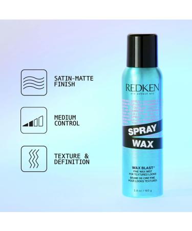 Redken Spray Wax Invisible Texture Mist | High Impact Finishing Spray-Wax | Adds Volumizing Body Dimension & Tames Flyaways | Medium Control |For All Hair Types 2 Ounce (Pack of 1) - Buy Online on SooperMarket.com