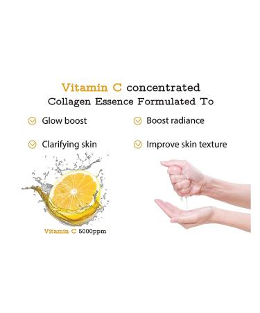 MEAROSA Vitamin C Collagen Essence Face Mask - 8 Pack | Korean Skin Care | Premium Quality - Buy Online on SooperMarket.com