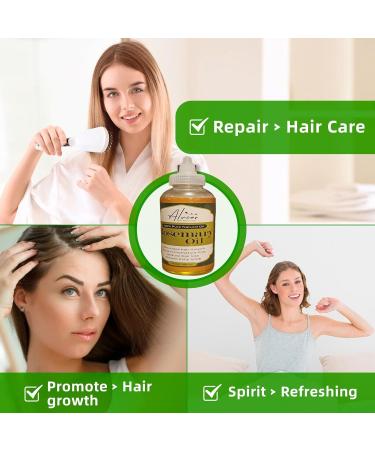 Rosemary Oil 170ml - Handcraft 100% Pure and Natural Rosemary Essential Oil Undiluted Rosemary Oil for Hair Skin and Nails - Cleansing Enhanced Shine and Dry Scalp Treatment - Buy Online on SooperMarket.com