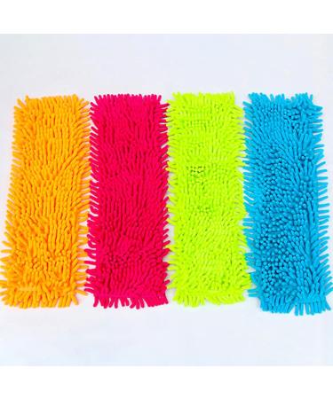 Mop Head Washable Refill Replace Dust Cloth Cleaning Wet Dry Use Chenille Pad Blue - Buy Online on SooperMarket.com
