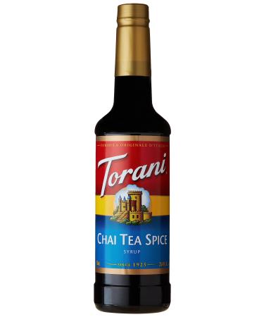 Torani CHAI TEA SPICE SYRUP PET (PLASTIC) BOTTLE 750ML