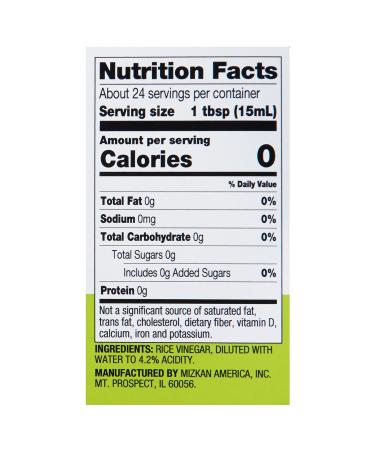 Mizkan (AmazonFresh) Rice Vinegar 12 oz - Natural Mild & Mellow Flavor - Buy Online on SooperMarket.com