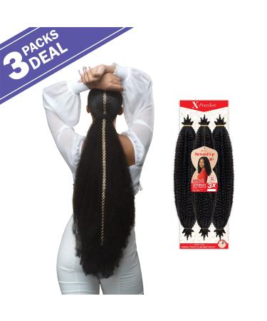 Outre X-Pression Twisted Up 3X Springy Afro Twist 24 Crochet Braids (3-pack) - Buy Online on SooperMarket.com