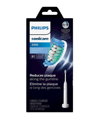 Philips Sonicare 2100 Electric Toothbrush HX366104 - Rechargeable Power Toothbrush in White Mint - Buy Online on SooperMarket.com