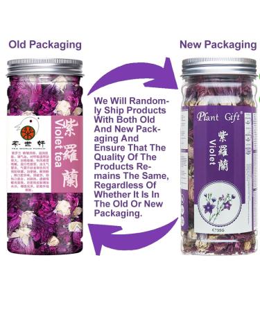 Organic Violet Tea - Plant Poison Violet Tea for Anti-Aging & Beauty | 35g Loose Dried Flower | Chinese Health & Skin Care - Buy Online on SooperMarket.com