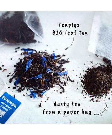 Teapigs Earl Grey Strong Loose Leaf Tea - 250g | Whole Leaf Blend of Darjeeling, Assam, Rwandan & Ceylon Teas | Aromatic English Tea - 100 Servings - Buy Online on SooperMarket.com