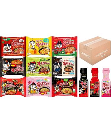 Samyang Hot Chicken Buldak HALAL/Tailor-make 30 Noodles + 1 Sauce (Optional Extra) / Self Customise Own Case