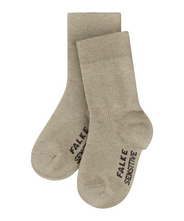 FALKE Unisex Baby Cotton Soft-Top Socks With Gentle Grip On Leg With Elasticated ZOne In Ankle Area For A Better Fit Blue Pink More Colours 1 Pair Sensitive 0 Months Beige (Sand Melange 4650) new - eco-friendly