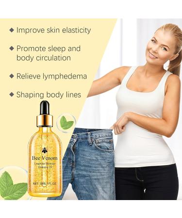 Bee Venom Slimming Oil Bee Venom Drops Bee Venom Intestinal Detox Belly Button Drops Bee Venom Belly Button Drops Bee Venom Oil Bee Venom Lymphatic Drainage Oil Tightening & Shaping Curve Body 2 - Buy Online on SooperMarket.com