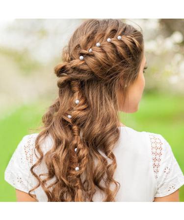 Chris.W 12Pcs Spiral Hair Pins - Pearl Swirl Coils Hair Clips for Wedding, Prom, Party - Accessories for Special Events - Buy Online on SooperMarket.com