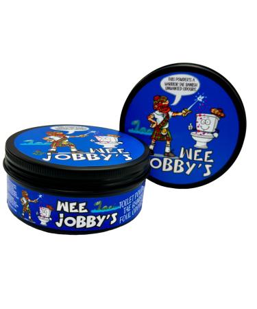 WEE JOBBIES Toilet Freshening Powder Natural Ingredients Lemon Scent 2 x 100gm