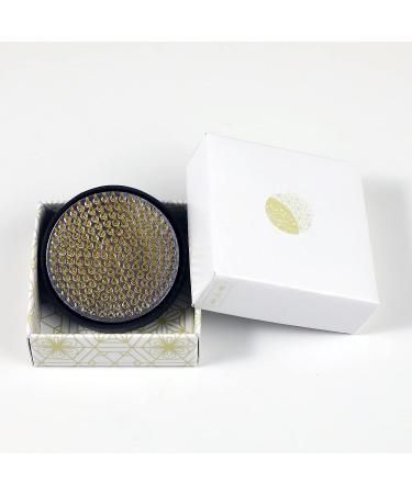 Wazakura Ikebana Kenzan Japanese Flower Holder - Made in Japan, Round 2.4 Brass Pin Frog for Floral Arranging - Buy Online on SooperMarket.com