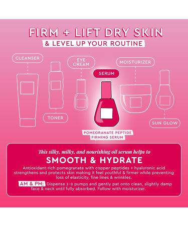 Glow Recipe Pomegranate Copper Peptides Face Serum - Hydrating Anti-Aging Peptide Serum for Men & Women | Smooth Fine Lines & Boost Firmness (30ml - Buy Online on SooperMarket.com