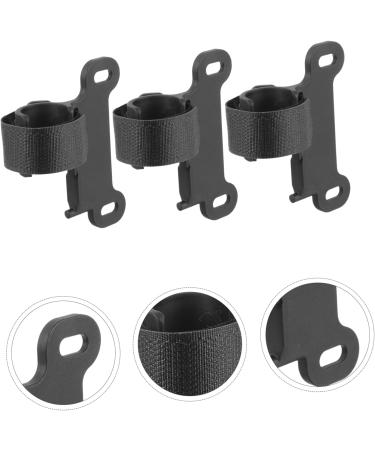 BESPORTBLE 2 Sets Mini Clip Bike Inflator Holder - Black Plastic (8x6cm) - Pack of 5 - Buy Online on SooperMarket.com