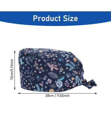ASTER Scrub Cap Set with Buttons | Adjustable Sweatband Working Caps for Women | Ponytail Pouch Hats | Hair Covers | Ribbon Tie Back Hats for Men | Shower Caps - Buy Online on SooperMarket.com