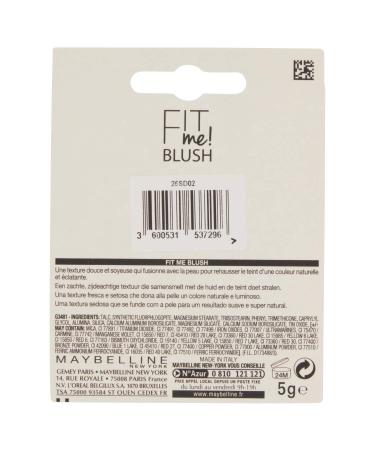 Maybelline Fit Me Blush Powder - 40 Peach - International Shipping - 4.5g | Best eCommerce Deals - Buy Online on SooperMarket.com