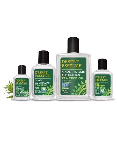 Desert Essence Kinder to Skin Australian Tea Tree Oil - Soothing Gentle Cleanser for Redness & Irritation - Vegan Gluten-Free & Cruelty-Free - 4oz - Buy Online on SooperMarket.com
