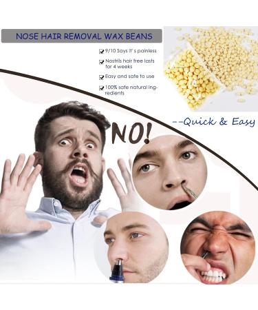Roseflower Nasal Hair Wax Set - Safe & Pain-Free Hair Removal for Men & Women | 75g Nose Wax 10-15 Uses - Buy Online on SooperMarket.com