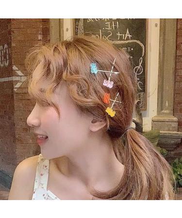 caralin Candy Color Cartoon Panda Bear Hair Clips Mixed Gummy Bear Barrette Candy Hairpins Hair Accss for Family Gathering As Pic Shows - Buy Online on SooperMarket.com