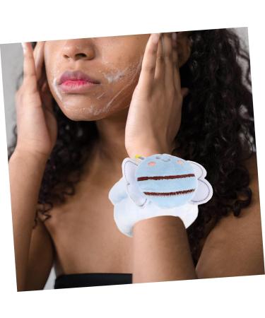 FRCOLOR 4pcs Face Wash Wristband Plush Hair Scrunchies Elastic Makeup Towel Adjustable Hair Band Elastic Scrunchy Ties Absorbent Wristbands Wash Arm Towel Flannel Elasticity South Korea - Buy Online on SooperMarket.com