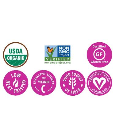 Rhythm Superfoods Crunchy Broccoli Bites - White Cheddar & Parmesan - Organic, Non-GMO, Vegan & Gluten Free Snacks - 1.4oz (Pack of 8) - Buy Online on SooperMarket.com