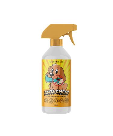 BUDDY'S BEST Anti Chew Spray For Puppies & Dogs | Stop Chewing Training Spray For Dogs | Deters Chewing & Biting | Fast Acting Effective | 250ml