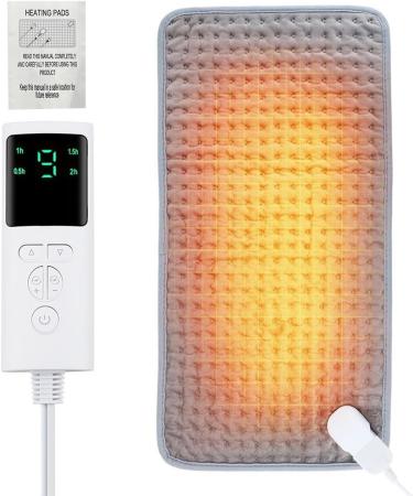 Virtcoy Body Heating Pillow - 22x11 Inch Electric Breastfeeding & Leg Heating Pillows with 4 Timers & 9 Temperatures - US Standard (58x29cm) - Buy Online on SooperMarket.com