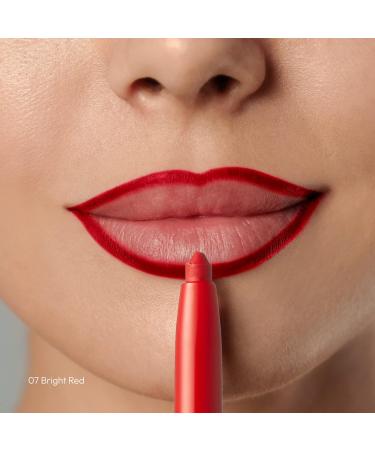 KISS New York Luxury Intense Lip Liner 3PCS Set - Long-Lasting & Creamy Retractable Lip Liner in Bright Red - Easy to Use Formula for Lasting Color - Buy Online on SooperMarket.com