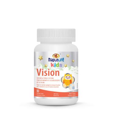 MapleLife Vision Chewables for Kids and Adolescents Milk Flavour 90 Chewable Tablets