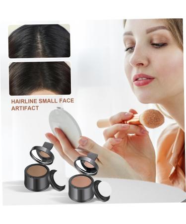 2Pcs Root Touch Up Powder Windproof & Sweatproof Hairline Powder for Women & Wen Natural Stain-Proof Hair Loss Concealer Hairline Powder for Thinning Hairline Light Brown & Brown Light Brown Brown - Buy Online on SooperMarket.com
