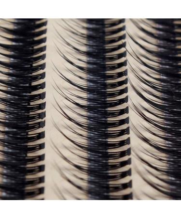Scala 8-16mm to Choose Fish Tail Design 120pcs Thickness 0.1mm C Curl 12 Root Women Lady Individual Black False Eyelash Cluster Eye Lashes Extension Tools (14mm)