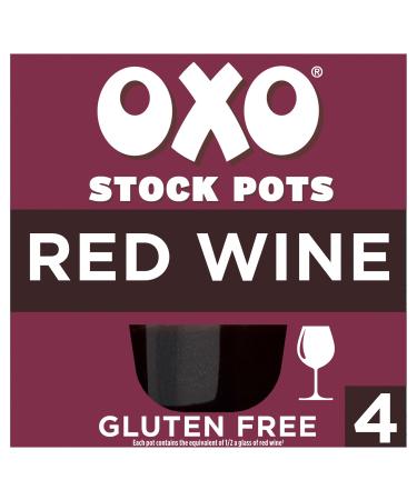 OXO Stock Pots Rich Flavoursome Blend of Red Wine 4 x 20 g (80 g)