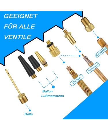 26-Piece Bicycle Valve Adapter Set - Autoventile & French Valve with Sealing Rings for All Bicycle Pumps - Auidy_6TXD - Buy Online on SooperMarket.com