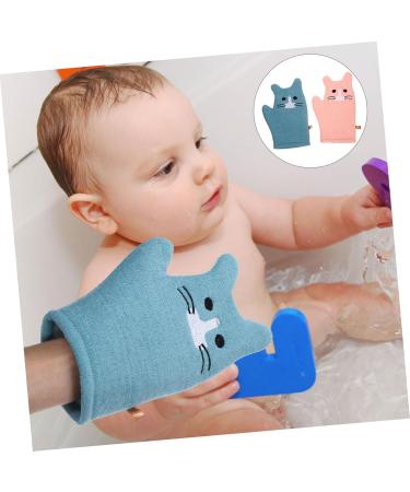 Housoutil 10 Pairs Cartoon Body Scrubbing Mitts - Child Bath Wipes & Sponge Shower Supplies for Clean & Fun Bath Time - Buy Online on SooperMarket.com