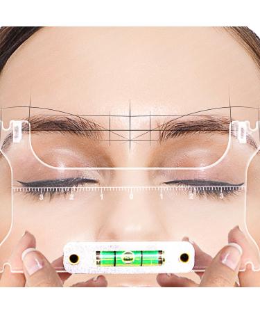 Guapa Professional Eyebrow Mapping Ruler Kit Microblading Eyebrow Ruler with Level Perfect for Brow Design (Kit 4)