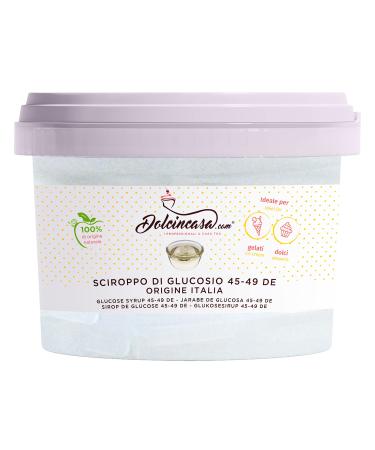 Dolcincasa-Com glucose syrup for meat sweets desserts 45-49 dextrose equivalent sugar substitute maltose rich cleaned liquid 500 gram pack
