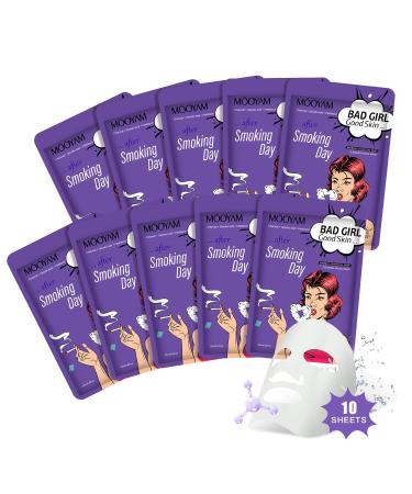 Sheet Mask Nourishing Moisturising Hyaluronic Acid Mask Skincare Korea Cosmetics Mask Ingredients For all skin types (Bamboo charcoal)