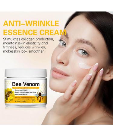 Bee Venom Anti-Wrinkle Cream Bee Venom Cream for Face Anti-Wrinkle Hydrating Moisturising Reduces Fine Lines Lightens The Skin 50g - Buy Online on SooperMarket.com