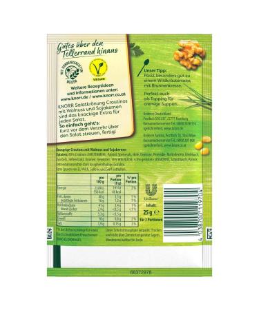 Buy Knorr Salad Dressing Croutinos with Walnuts & Soya Seeds - 25g (Pack of 2) | International Shipping Available - Buy Online on SooperMarket.com