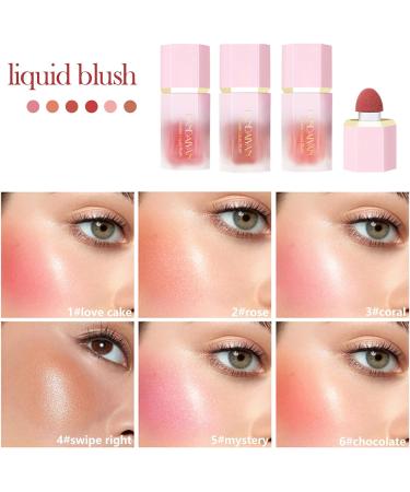 HERBENJOY Cream Blush for Cheeks - Skin Tint Liquid Blush, Lightweight & Smudge Proof - Dewy Finish, Ideal for Mature Skin - #MYSTERY 1 ml (Pack of 1) - Buy Online on SooperMarket.com
