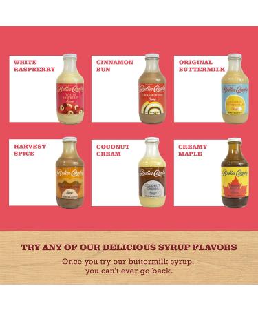 Uncle Bob's Butter Country White Raspberry Buttermilk Syrup 16 fl oz - 4 Pack - Buy Online on SooperMarket.com
