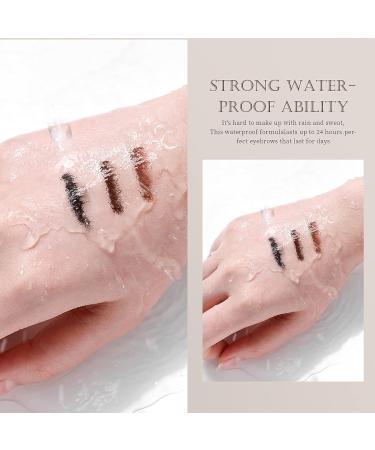 Dark Brown Waterproof Eyebrow Gel for Long Lasting, Smudge-proof Fluffy Brow Makeup - 01 Coffee - Buy Online on SooperMarket.com