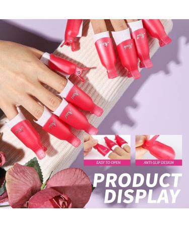 Fandamei Nail Polish Remover Tools Set - 500 Cotton Pads Pink Nail Clips Stainless Steel Shaver Nail Files & Brush - Perfect for Gel Nails - Buy Online on SooperMarket.com