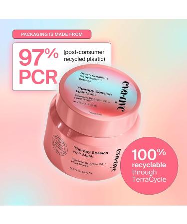 Eva NYC Therapy Session Hair Mask - Deep Conditioning Treatment with Argan Oil & Plant Protein - 16.9 fl Oz - Buy Online on SooperMarket.com