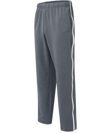 Buy Rumaozia Men's Rehab Pants - Sideways Jogging Pants Long Wide Leg Zippered Casual Sportswear in Dark Gray (3XL) - International Shipping Available - Buy Online on SooperMarket.com