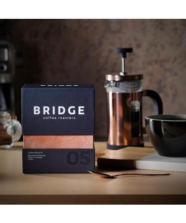 Bridge Coffee Roasters | House Blend 05 | 250g Medium Roast Colombia/Ethiopia Coffee | 100% Arabica Espresso Coffee Beans | Freshly Roasted Speciality Coffee (Espresso 500g) - Buy Online on SooperMarket.com