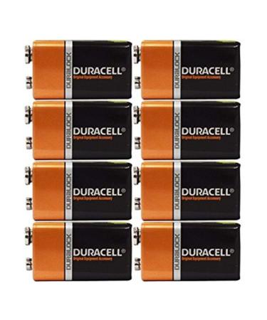 DURACELL ENERPAK Coppertop Batteries 9V 8 Pack